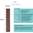 Vinyl Peel and Stick Floor Tile, Self-Adhesive Wood Plank, 10-Pack (15 Square Feet) - 6 Inch Width, 36 Inch Length, 1.2mm - Hickory - Easy DIY Nexus Planks for Any Room by Achim Home Decor