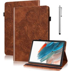 Case for 6.8 Kindle Paperwhite 11th Generation 2021 and Kindle Paperwhite Signature Edition,PU Leather Floral Book Cover with Auto Wake/Sleep for Kindle Paperwhite 2021- Brown