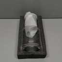 Bedside Carafe and Glass Set, Use Tumbler as Lid Night Table Water Carafe for Nightstand, Mouthwash Dispenser Pitcher with Glass Cup for Keeps Water Clean in Bedroom, Bathroom, or Kitchen