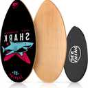 Seething 35 Inch Skimboard with High Gloss Coat Wood Skim Board for Beginners,Kids, Teenagers, Adults and All Skimming