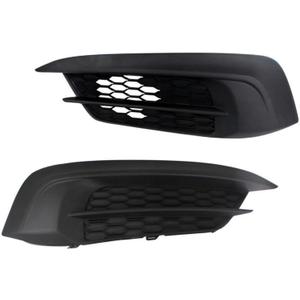 WFLNHB Left & Right Black Fog Lights Covers Repalcement for Honda Civic 2016-2018 Fog Light Cover 71108-TBA-A00