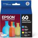 EPSON 60 DURABrite Ultra Ink Standard Capacity Black & Color Cartridge Combo Pack (T060120-BCS) Works with Stylus C-68 ,88, 88+ and CX-3800, 3810, 4200, 4800, 5800F, 7800