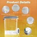 For Ninja Swirl Creami Pints - 2 Pack Compatible with NC700 NC701 Series 13-in-1 Ice Cream & Soft Serve Maker 16 OZ Creami Swirl Replacement Pints BPA-Free | Dishwasher Safe(Grey Lid)