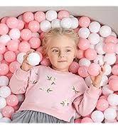 TRENDBOX Ball Pit Balls Plastic Balls for Ball Pit Pool Playpen Babies Kids Children Birthday Parties