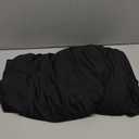 Black Round Spandex Tablecloths | 2-Pack for 60" Diameter x 30" Drop | Polyester Stretch with Skirt | Stain & Wrinkle Resistant | Ideal for Weddings, Parties & Banquets