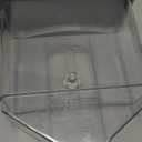 Hanging Automatic Food Dispenser, 27oz Large Capacity Hanging Pet Cage Feeder for Rabbit Bird Chinchilla Hedgehog Guinea Pig Ferret Kitty Puppy (Gray)