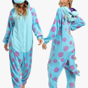 LABULA Unisex Adult Onesie Animal Pajamas Halloween Cosplay Sleepwear Size M