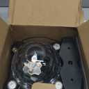 Disco Ball Party Lights Sound Activated Dj Light LED Strobe Light for Indoor (Black)