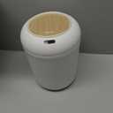 Pukomc Smart Sensor Wastebasket, Convenient and Hygienic Easy to Use, Technology Sensor Waterproof Wastebasket Plastic Trash can for Kitchen, Bathroom, Bedroom, Living Room, Office and Outdoor (1 Pack, white)