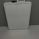 Mr. Pen- Dry Erase Board, 14” x 11” with a Black Dry Erase Marker, White Frame, Small Mini White Board for Students, Fridge, Wall, Locker, Includes Double Sided Tapes