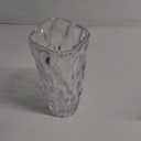 Modern Crystal Clear Glass Vase for Flower Heavy Duty Tall Home Centerpieces Decoration (Clear)