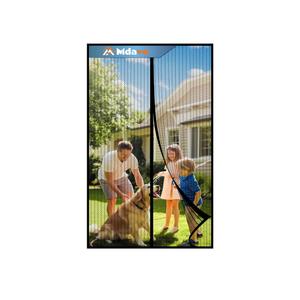 Mesh Screen with Magnetic Closure-Keeps Bugs Out Let Breeze in, Heavy Duty - Pet and Kid Friendly, Works with Front, Sliding Doors (82 x 98 Inch) 208x249cm