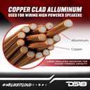 DS18 SW-12GA-100RB 12-GA Ultra Flex Speaker Wire Red and Black 100FT - Speaker Cable for Audio Applications