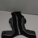 Fleece Dog Coat for Small Medium Dog,Pullover Pajamas Jumpsuit Bodysuit Puppy Coats with Legs, Pet Windproof Warm Cold Weather Jacket Full Body Vest Cozy Snowsuit Outfit Clothes (Black, S)