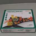 Train Set for Kids 3-5 4-7 4-8, Classic Christmas Electric Train Toys Set with Locomotive Engine, Lights & Sound, Tracks for Christmas Tree, Toy Train Set Gift for 3 4 5 6 Years Old Kids Boys Girls