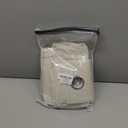 PrinceDeco Blackout Curtains for Bedroom 100% Black Out Curtains 54 Inch Long Anti Rust Grommet Thermal Insulated Drapes Privacy Protection 2 Panels Set,52" W x 54" L,Natural