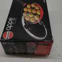 Hawkins Nonstick Appe Pan with Glass Lid, 12 Cups, Diameter 22 cm, Black, Cast Aluminium, Red