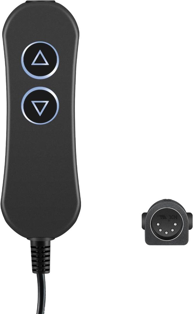 2 Button 5 Pin Prong Hand Control Handset Remote with USB and Backlight for Lift Chairs Power Recliners