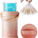 NCVI Portable Breast Milk Cooler Bottle, 20oz Breastmilk Chiller with Temperature Display, 16-Hour Cold Retention, Vacuum Insulated Stainless Steel Milk Cooler for Travel & Work, Pink