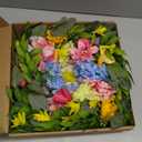 24 Inch Spring Wreaths for Front Door with Dahlias, Hydrangeas, Peonies, Eucalyptus  Artificial Spring Summer Front Door Wreath for Farmhouse, Porch, Window, Wedding, Indoor Outdoor Home Decor