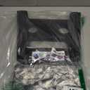 Delxo Folding Step Stool, 13 inch Non-Slip Foldable Stools Up to 300 LBS, Step Stool with Handle, Lightweight for Kitchen, Bathroom, Bedroom, Garden, Black, 1PC