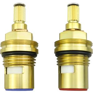 45887000 45888000 2 Pcs Ceramic Cartridge Fit for Grohe Faucet Bathroom Sink Faucet Cartridge 3/4-Inch Wall Mount Valves, Cold and Hot Ceramic Cartridge