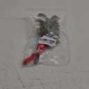 Mistletoe Christmas Decor, Artificial Mistletoe Frosted Mistletoe Decoration for Doorway Hanging Mistletoe Christmas Ornament Kissing Ball Artificial Glitter Leaf Hanging Decoration for Couple