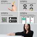 Uaunega Smart Ring for Women Men,IP68 Waterproof Wearable Fitness Tracker with Sleep Tracking Heart Rate Healthy Monitor Ring Activity Monitoring Steps for iOS Android (9)