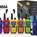 Topsung Walkie Talkies for Adults Long Range Rechargeable with Earpiece NOAA Weather Alert, Multi-purpose 2 Way Radio 6 Pack for Team Work Senior Care Kid Adventure Family Camping Hiking Skiing Cruise