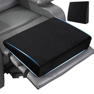 MABOZOO Wedge Recliner Leg Pillow, Foam Extra Large Foot Rest Cushion with Adjustable Straps, Recliner Footrest Extender Leg Elevation Pillow Wedge Pillow for Recliner, Bed, Sofa, Couch (Black)
