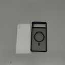 Upgraded Magnetic Shockproof Case for Google Pixel 6 with Screen Protector, [Compatible with MagSafe],12FT Military Grade Drop Protection Slim Translucent Matte Anti-Dirty Phone Cover,Black