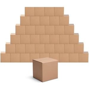 EdenseeLake 40 Pack 5x5x5 inches Shipping Boxes Small Cardboard Boxes for Packing, Moving, Mailing, Brown