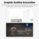 CREALITY FALCON A1 10W Laser Engraver, 80W Enclosed Laser Cutter and Engraver Machine with Air Assist, Smart Camera Positioning, 600mm/s Speed, Smart Material Recognition, Ideal for Wood & Metal