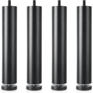 8 Inch Metal Bed Legs Replacement for Adjustable Bed Base Frame Bed Legs Replacement Parts Adjustable Bed Frame Center Support 4 Pack