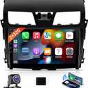 Naifay Android Car Radio for 2013 2014 2015 Nissan Altima with Wireless CarPlay Android Auto, 2+32G 10.1 inch IPS Touch Screen Car Stereo for Nissan with Bluetooth/FM/GPS/WiFi/SWC/Split Screen/Camera