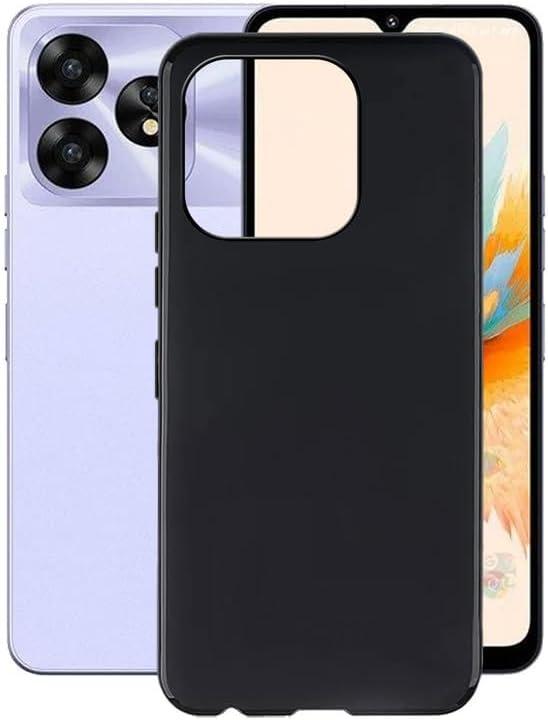 for Umidigi A15C Case, Black Shockproof Bumper Sleeves, 360 Drop Protection Shell Full Body Ultra-Thin Soft Silicone Cover for Umidigi A15C (6.70") - Black