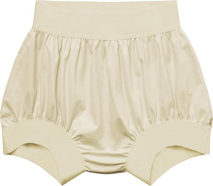 EEOST Adult Diaper Cover, Leakproof Waterproof Reusable Plastic Pants Noiseless & Comfortable Protection for Men and Women (XL, Beige)