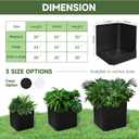 Steel Planter Box-24"x24"x24"-Large Square Planter Box-Outdoor Indoor-Cube Steel Planter Heavy Duty Black Metal Planter Box Commercial Residential for Home Garden Porch Hotel Patio, 24"Lx24"Wx24"H