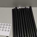 TONIAL1 Inch Double Curtain Rods for Windows 48 to 84 Inches, Heavy Duty Decorative Drapery Rod 32 to 86 Inches with Classic Cap Finial, Bronze