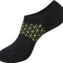 Hanes Women's Absolute Active No Show Socks (4-Pack) (5-9, Black)