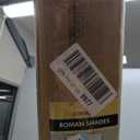 UNISHADES No Drill Cordless Roman Shades, Room Darkening, 42×64 in Beige