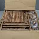 HOMKIRT Large Corner Plant Stand with Grow Light, Plant Shelf Indoor Flower Stand for Living Room Patio Garden Home Decor