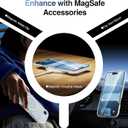 SMARTDEVIL 4 in 1 Magnetic MagSafe Case for iPhone Air, Magnetic Clear Shockproof Cover with 2 Screen Protectors, Military Grade Drop Protection Shockproof Slim Phone Case (White)