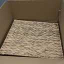 1 Pack Large Decorative File Box Water Hyacinth Letter/Legal Size File Organizer with Lid Collapsible Hand Woven Filing Cabinet for Office/Home Decor (16.54'' X 14.57'' X 11.4'',Light Color)