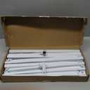 Wokceer Wedding Arch Backdrop Stand 7.2 FT White Metal Chiara Backdrop Stand for Wedding Ceremony Photo Booth Outdoor Indoor Birthday Party Garden Floral Balloon Arch Decoration