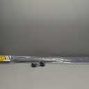 RYB HOME Long Black Curtain Rod 72" to 144", 1" Inner Diameter Metal Drapery Rod for Heavy Loads Curtains Adjustable Length Ball Finials Rod with Bracket Set for Easy Installment, Matt Black (72-144", Matt Black)