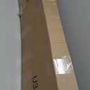 2 Pcs 36" Double Bubble Kerf Door Sweep 1-3/4" Wide Vinyl Weatherstrip Seal for Exterior Doors, Energy Efficient Draft Stopper, Easy Slide in Installation, Blocks Dust/insects/noise (Brown)