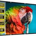 Projector Screen, 100 inch Movie Projector Screen16:9 Foldable Portable Projector Screens for Home Theater, Outdoor, Indoor Party, Office, Weding