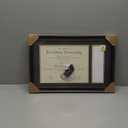 VIOLABBEY 11x17 Diploma Frame with Tassel Holder Black for 8.5x11 Certificates Document, College Degree Frame for Wall Mounted (Black Gold Double Mat)