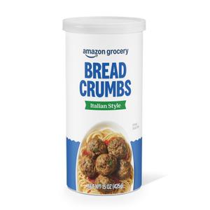 Amazon Grocery, Italian Style Bread Crumbs, 15 Oz (EXP 03/03/28)